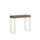 Consolle Allungabile 90-196x40x77 cm Tecno Small Tortora Telaio Bianco