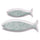 Set de 2 Plateaux avec Étoile de Mer en Céramique VdE Tivoli 1996 Cozumel Acqua Marina