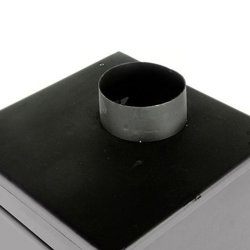 Stufa a Legna 7kW 90 m3 in Acciaio Antracite