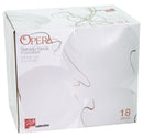 Servizio Piatti 18 Pezzi in Porcellana Collection Opera Decor
