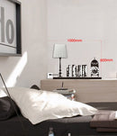 Sticker Paralume da Muro Shelf 100x80 cm Plastica