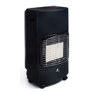 Stufa a Gas GPL Infrarossi 4200W 3 Mattoni Nera