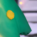 Albero di Natale Gonfiabile H185 cm con Pupazzo di Neve e Babbo Natale