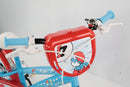 Bicicletta per Bambini 14" MTB a 2 Freni e Stabilizzatori Puffi Azzurro e Rosso