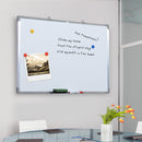 Lavagna Magnetica da parete 90x60 cm in alluminio Bianco 