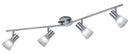 Plafoniera da Interno a LED in Metallo Nichel Opaco