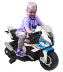 Moto Elettrica per Bambini 12V con Licenza BMW S1000 RR Bianca