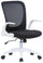 Chaise de bureau opérative en tissu Tosini Jackson noir et blanc