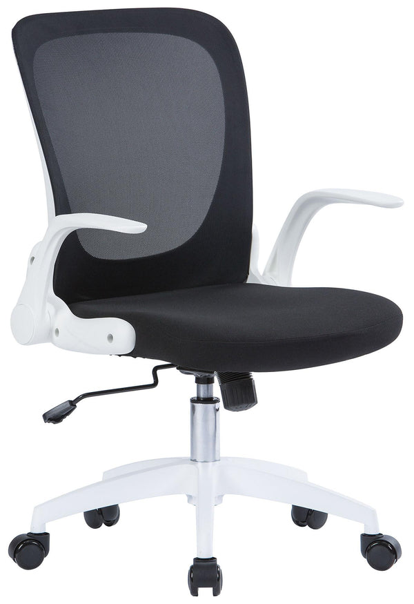online Chaise de bureau opérative en tissu Tosini Jackson noir et blanc