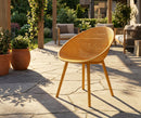 Sedia Ibiza Senape Set 2 Pz 59x59x83 cm in Polipropilene Senape      