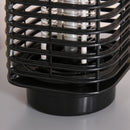 Zanzariera Elettrica 3W con Luce UV per Interno ed Esterno Nero  