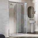 Box Doccia Angolare 1 Anta Scorrevole in Cristallo Trasparente 8mm H200 Fosterberg Horsen Varie Misure