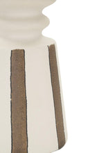 Lampada da Tavolo Tribal Ø26,5x67 cm in Ceramica e Ferro e Tessuto Multicolor      
