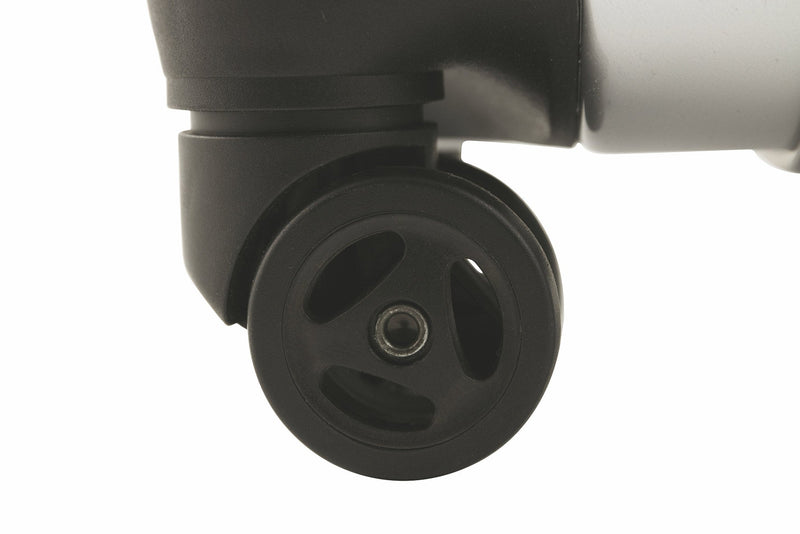 Trolley Valigia Bagaglio a Mano Rigida in Policarbonato 4 Ruote TSA Soriani Silver