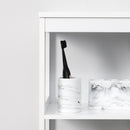 Mobile Scaffale Bagno 5 Ripiani 30x30x140 cm in MDF Bianco