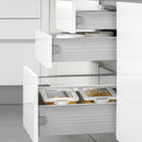 Cassetto per Cucina e Bagno Ultrabox H86 Verniciato Alluminio Acciaio Emuca