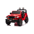 Macchina Elettrica per Bambini Jeep Wrangler Rubicon 12V con Telecomando Rosso   