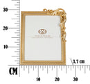 Cornice Fregis 24,5x3,7x30,5 cm in Poliresina e Vetro Oro