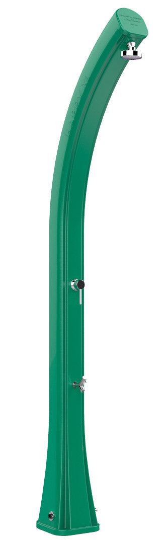 Doccia Solare da Giardino 35L Miscelatore e Lavapiedi Arkema Happy XL Verde scuro sconto