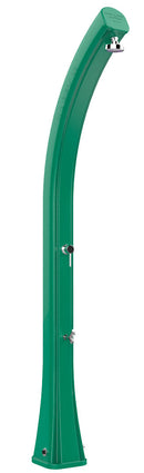 Doccia Solare da Giardino 35L Miscelatore e Lavapiedi Arkema Happy XL Verde scuro