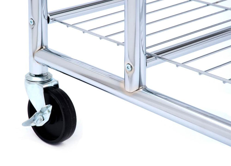 Stender in Metallo Cromato con Portaoggetti Portata 70Kg Tosini AC9003-CR