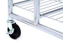 Stender in Metallo Cromato con Portaoggetti Portata 70Kg Tosini AC9003-CR