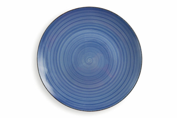 Set de 6 Assiettes à Fruits Grès Ø19,3 cm VdE Tivoli 1996 Bleu New Baita acquista