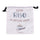 Sac de Riz 25x25 cm en Coton VdE Tivoli 1996 Le Travisate Blanc