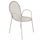 Chaise de jardin empilable Sheffield 54x61x90 h cm en acier Tortora