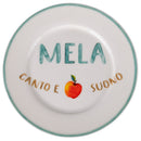 Set 6 Piattini Frutta Ø19x1,5 cm in New Bone China VdE Tivoli 1996 Le Travisate Bianco