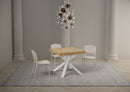 Tavolo Allungabile 90/194x90x77 cm Clerk Premium Quercia Natura