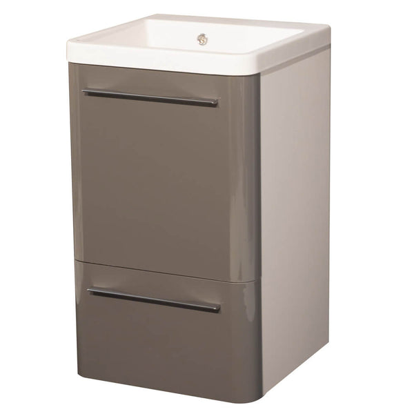 sconto Meuble Lavabo 50,5x50,5x87 cm 2 Tiroirs Montegrappa Novella Dipiù Anthracite