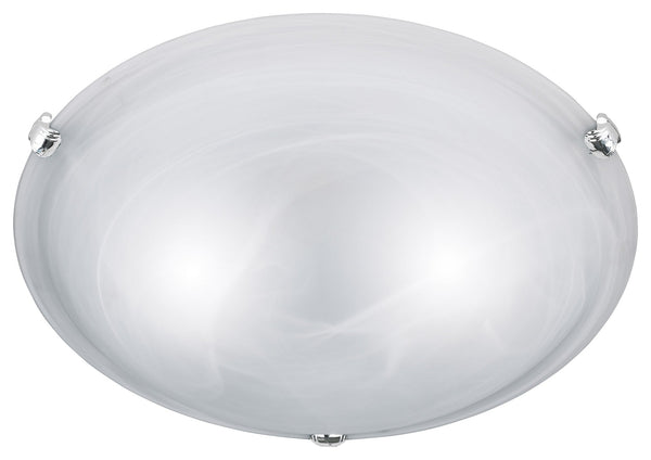 Plafoniera da Interno Attacco E27 in Metallo Nichel Opaco prezzo