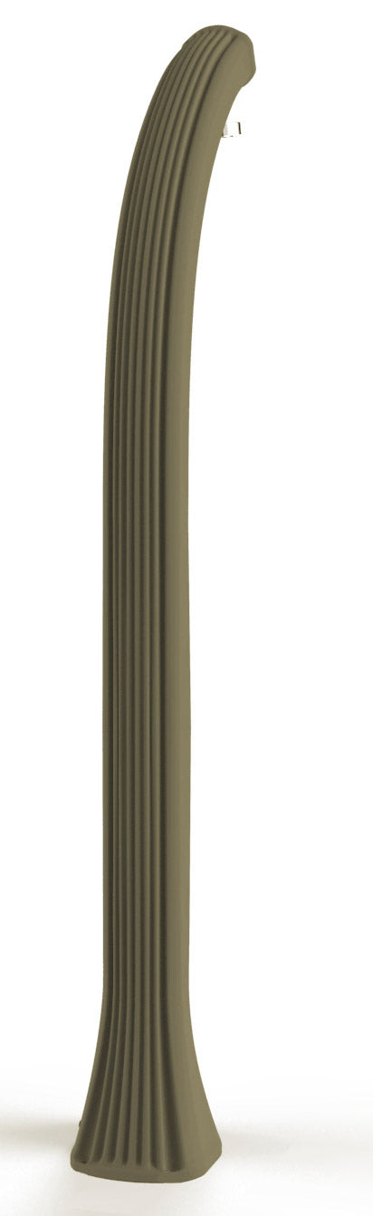 Doccia Solare da Giardino 35L Miscelatore e Lavapiedi e Temporizzatore Arkema Happy XL Dove Gray