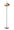 Lampada da Terra Ø34xH160 cm in Cartone Riciclato e Metallo Egg Tortora