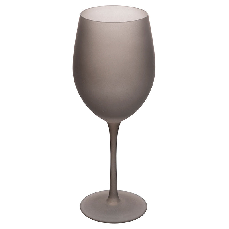 Set 6 Calici Effetto Ghiaccio Happy Hour Stones in Vetro VdE Tivoli 1996 Grigio