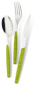 Servizio Set di Posate 24 pezzi in Acciaio Inox Eme Dream Verde 37