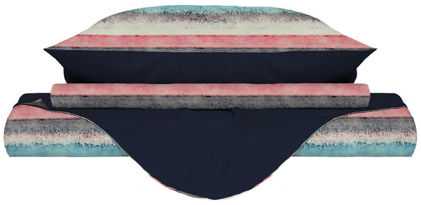 Housse de couette avec taies d'oreiller imprimées en microfibre Sarah Différentes tailles sconto