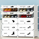 Scarpiera Modulare 10 Cubi Mobile Porta Scarpe Componibile 20 Paia Salvaspazio
