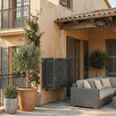Copri Condizionatore 135x112x74 cm in Alluminio a Parete Big Blade XXL Antracite