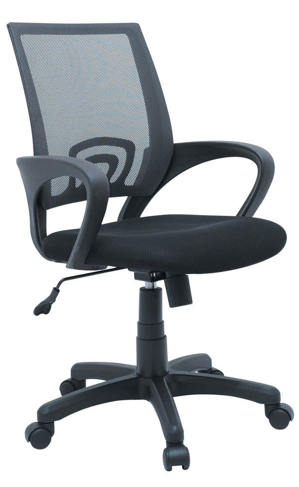 Chaise de bureau opérative en tissu noir Motti Business acquista