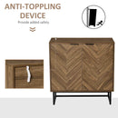 Mobile 2 Ante 80x40x80 cm in Legno Marrone