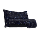 Set Lenzuola con Stampa Sopra Sotto e Federe Orione Varie Misure