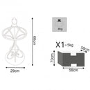 Portaombrelli Annie 29x68 h cm in Acciaio Bianco