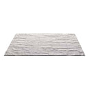 Set 12 Pannelli Decorativi Area 8,6 mq 120x60x2,5 cm Rivestimento Murale Effetto Mattoni in Pietra 3D in PU Quarzite Bianco