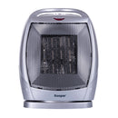 Termoventilatore Caldobagno 1500W Base Rotante Kooper Keramos Grigio