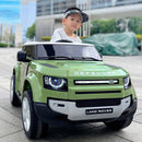 Macchina Elettrica per Bambini 12V con Licenza Land Rover Defender Verde