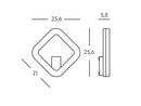 Applique da Esterno a LED 20W 3000K Sovil Bianco