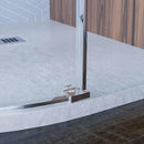 Box Doccia Semicircolare 2 Ante Scorrevoli in Cristallo Trasparente 6mm H195 Bonussi Lucy Varie Misure