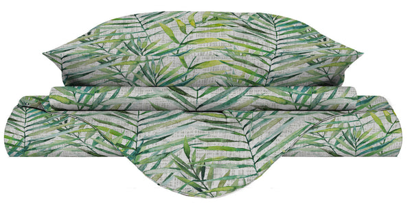 Housse de couette avec taies d'oreiller imprimées en microfibre Honolulu Différentes tailles sconto